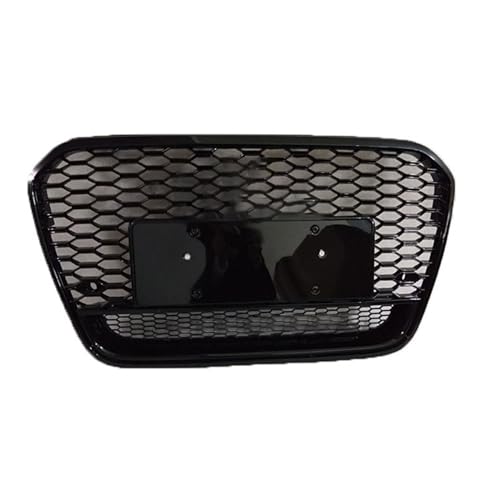 Mittelnetz Grilles Racing Grill für Audi A6L RS6 2013 2014 2015 RS6 C7, Kühlergrill Frontstoßstangenhaube Grill Kühlergrill Frontstoßstange Haube Kühlergrill Grill,A