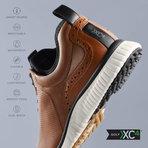 Johnston & Murphy Men's XC4 H1-Luxe Hybrid Tan Waterproof Full Grain 10 M US | Image 3