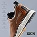 Johnston & Murphy Men's XC4 H1-Luxe Hybrid Golf Shoes, Tan Waterproof Full Grain, 9.5 M