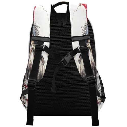 ALAZA Rodeo School Backpack for Girls & Boys, Kids Laptop Bookbag with Reflective Strip 17in3