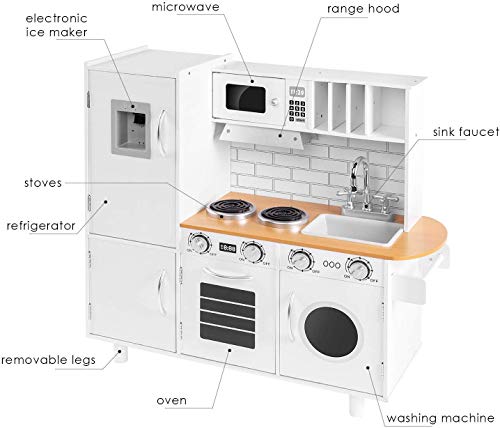 kids kitchen with washing machine