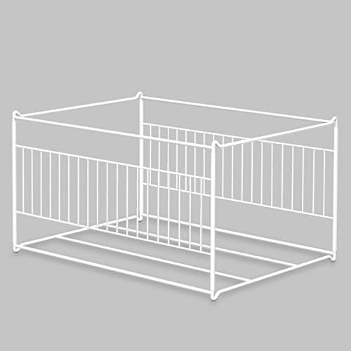 Letter/Legal Size Hanging File Folder Frame, Desk Hanging File Cabinet Organizer,Filing Box Inserts,Sturdy File Folders Holder for Office Use,Fast Assembly and Storage (White, Classic)