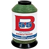 BCY B55 Bowstring Material Green 1/4 lb.