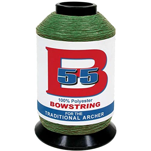 BCY B55 Bowstring Material Green 1/4 lb.