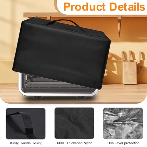 Image of Toaster Oven Air Fryer Cover, Heat-Resistant Waterproof Dust-proof Kitchen Appliance Covers Compatible with Ninja Foodi DT201 DT251 Foodi 10-in-1 Ninja DT202BK Foodi 8-in-1 XL Pro Air Fry Oven