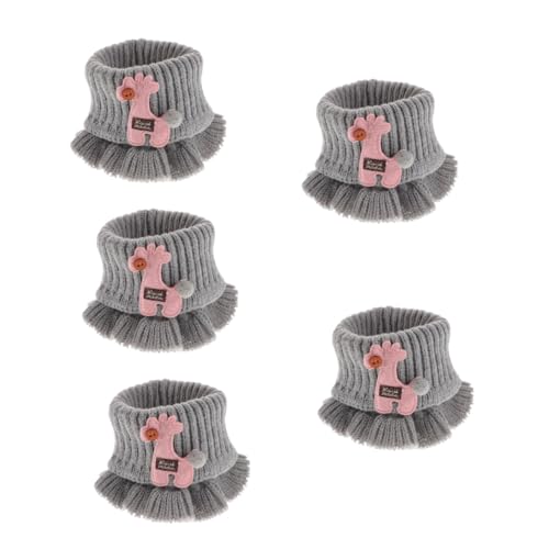 Bufanda de punto para niños pequeños pack de 5 ideal como regalo de invierno para niño y niña