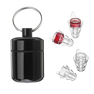 Sunsdew Noise Cancelling Hearing Earplugs for Concerts Sleeping Bar DJ Motor Sports Reusable Silicone Ear Plugs