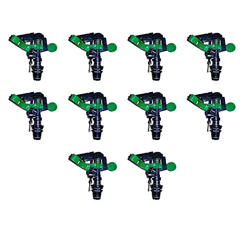 'Arroseur agricole 1/2 sectorielle en plastique Arroseur de chocs économie agricole de débit, filetage mâle Pack de 10 unités