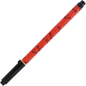 Akashiya SAWD-500P-2 Brush Pen, New Bristle Brush, Koto Den, Dragonfly Black