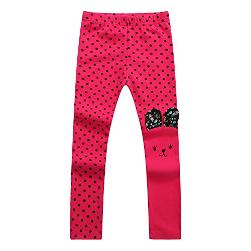 Richie House Girls' Assymetic Happy Bunny Pants RH0155