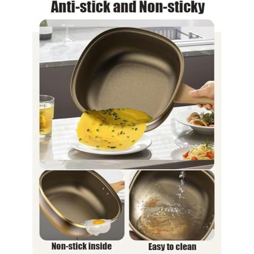 Sauteuse non metallique anti-adhérence pour cuisson saine - 3
