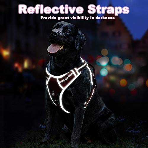 最安値 Thinkpet 犬用引っ張らないスポーツハーネス ハンドル付き 中型犬 大型犬に向け 調節可能 装着簡単 通気性 反射材料 背中と前のクリップが簡単に支配 犬の体が負担が少ない胴輪の価格比較