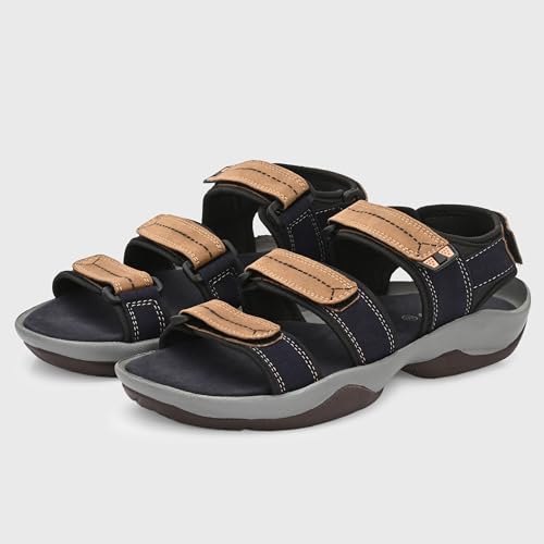 Image of Centrino Sandals for Men | Stylish Men's Casual Sandal for Office & Travel | Comfortable Sandals with Grip Insole & Quality (8141)