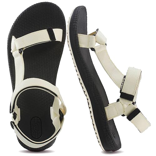 Image of Gold Pigeon Shoes SIMPLUS Lightweight Yoga Mat Cushion Sole. Womens Sandals with Back Strap for Travel, Hiking & Sport. Comfortable Water Sandals for Women.