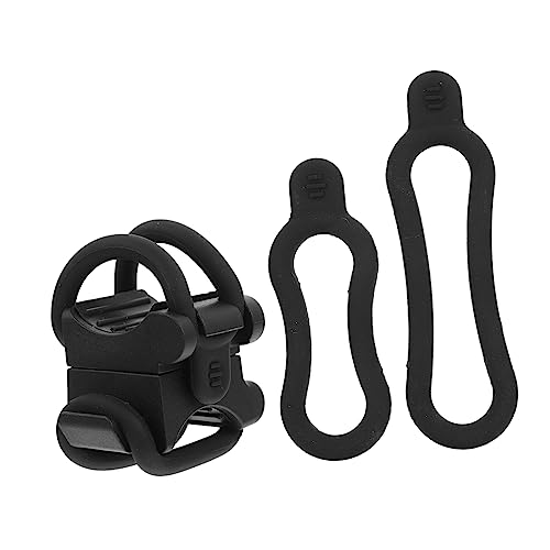 HANABASS 1 Set Bike Handlebar Flashlight Bracket Skid Shockproof Easy to Install Cycling Light Holder for Secure Mounting Bicycles Compatible with Various