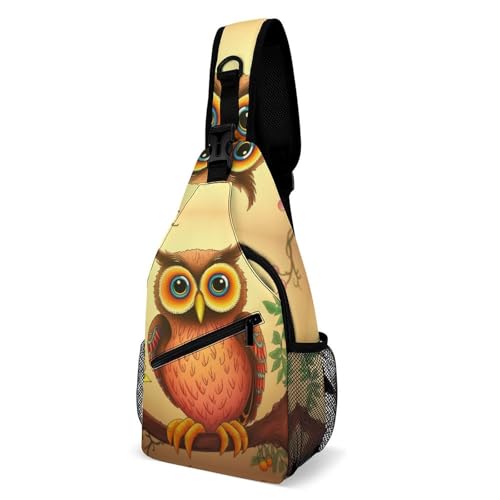 Mochila tipo bandolera blanca para día y senderismo