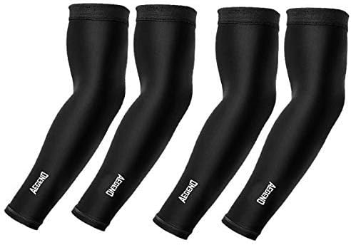 Aegend Arm Sleeves UV Arm Warmers Arm Cover Sun-Protection for Men Women Youth, 2 Pairs