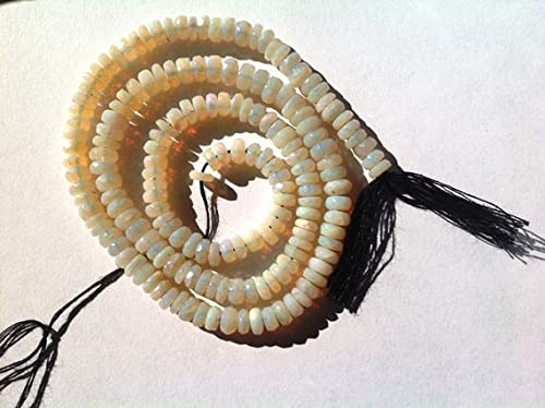 Opale australienne en perles de 4mm pour fabriquer vos bijoux d'été et accessoires bohèmes