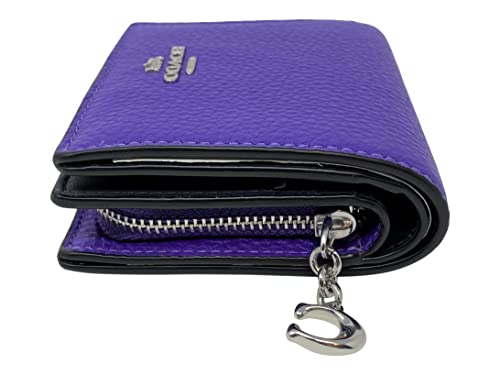 Coach Pebble Leather Snap Wallet Style No. C2862 Sport Purple #TOP1