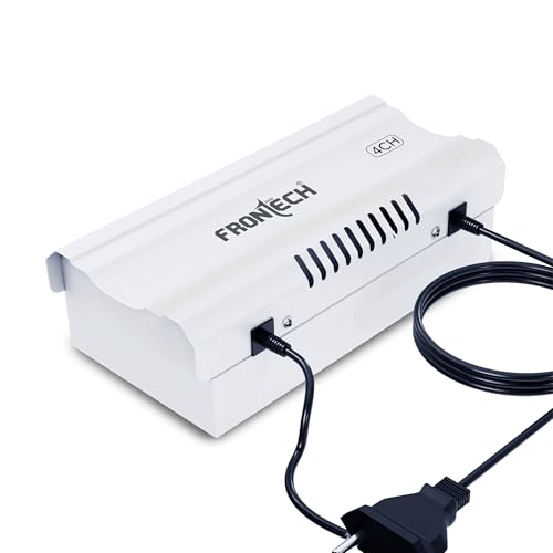 Image of FRONTECH 4 Channel 12V DC Power Supply for CCTV Cameras | Metal Body Surge Protection | Overload & Short Circuit Protection | Universal Input Voltage (PS-0056)