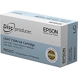Epson PJIC7(LC) シアン (ライト) インクカートリッジ C13S020689。