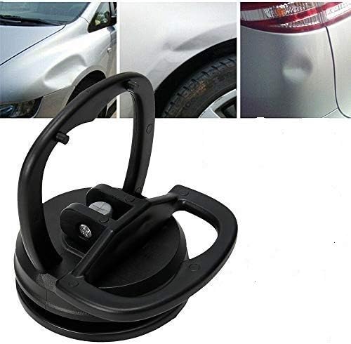 Amazon Happyyoo バキュームリフター 凹み修繕 強力吸盤 マルチグリップ ガラス装着用 ワンタッチ吸盤式 最大耐荷重50kg 荷物運搬 車体のヘコミ修理 ボディーの凹み修繕 簡単板金 ボディーのヘコミに 吸盤バキュームカップ ブラック クランプ