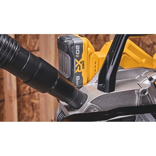 DEWALT 20V MAX XR 10 in. Double Bevel Fixed Miter Saw Kit (DCS714WW1)
