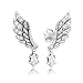 Produktbild CHICBUY 2019 Winter Angel Wing 925 Silber Ohrstecker für Frauen DIY passt für Original Pandora Armbänder Charm Modeschmuck