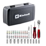 Einhell Set de 38 pièces avec embouts et douilles (cliquet réversible 1/4