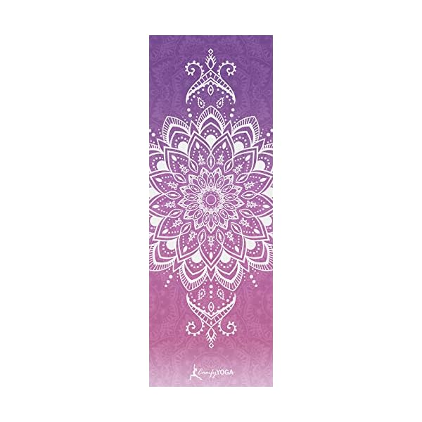 Complete-Yoga-Mat-Gift-Set-Unique-All-Over-Mandala-Print-Eco-Friendly-Non-Toxic-Yoga-Gift-Set-Kit-w-6mm-Yoga-Mat-2-Blocks-8-Strap-Artist-Designed-Yoga-Starter-Kit Complete 4 Piece Yoga Set | Unique All-Over Mandala Print | Eco-Friendly, Non-Toxic Yoga Kit | 6mm Yoga Mat | 2 Foam Blocks | 8 ft. Strap | Yoga Starter Kit | Yoga Gift Set for Beginners