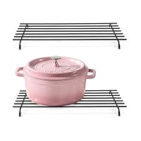 simplywire – Salvamanteles – Resistente al Calor – Protector de Encimera de Cocina – Grande – Acero Recubierto de Color Dorado Claro