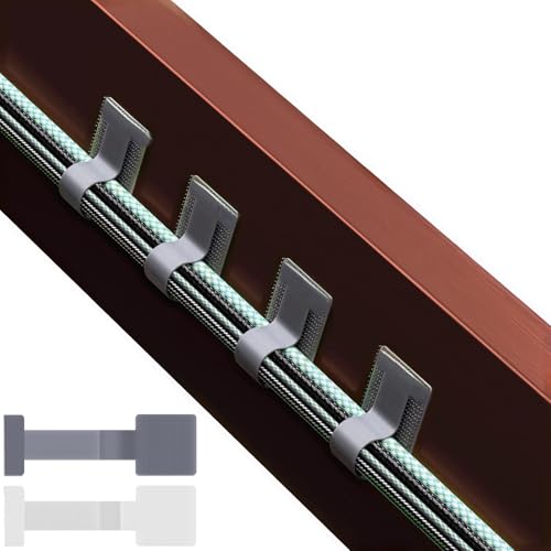 Hook And Loop Cable Ties, Cable Management Under Desk, Adjustable New Type of Stable Hook, Household...