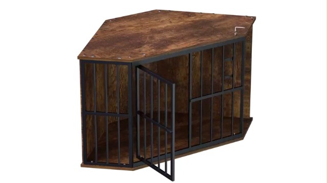 Amazon.com: ROOMTEC 53 inch Furniture Dog Crate Corner, Dog