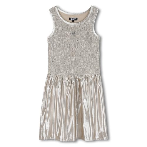 Vestido de niña DKNY amarillo de 4 años ideal para paseos veraniegos