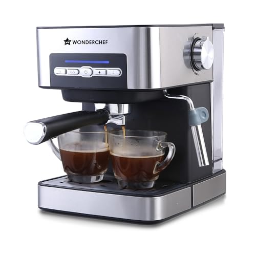 Wonderchef Regalia Espresso Coffee Maker 20 Bar | Ideal for Espre...