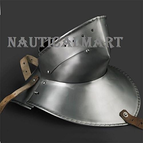 NauticalMart Plate Armour Gorget 18 Gauge Steel