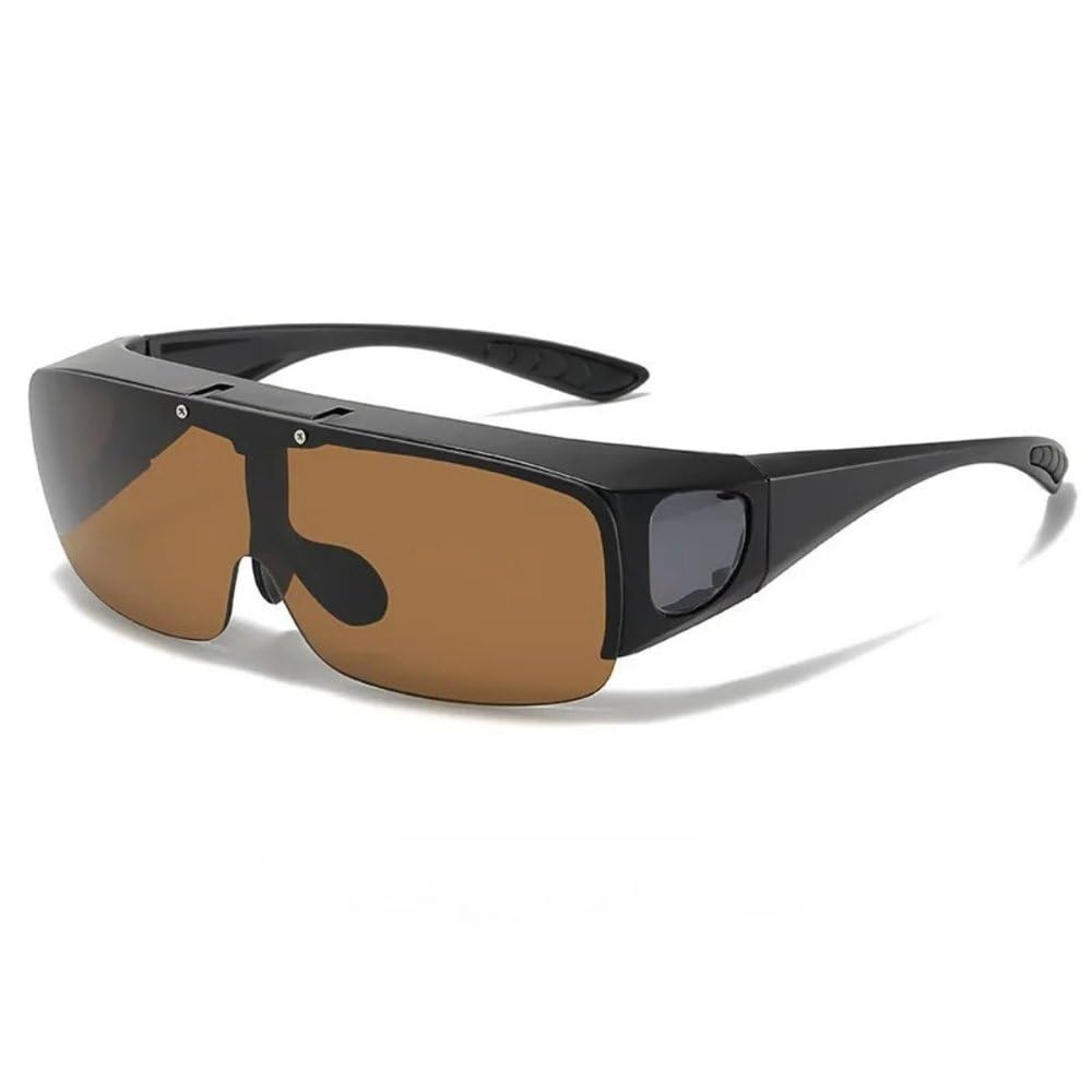 Okulary przeciwsłoneczne męskie Outdoor Sports Cycling Okulary przeciwsłoneczne Designer Popularne okulary, czarna herbata