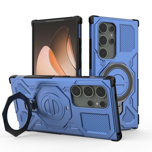 For Galaxy A17 �p �P�[�X MagSafe�Ή� 360°��]�X�^���h �c�����Ή� PC�f�� �ϏՌ� �M�����N�V�[A17 �J�o�[ �}�O�Z�[�t�Ή� �����O �X�^���h�@�\ �}�O�l�b�g���� ������ �S�ʕی� �Ռ��z�� ����~�� �J�����ی� �V���v�� 