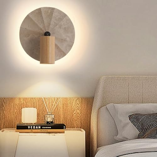 Luz LED cálida de 3000K para mesita de noche en dormitorios modernos 3