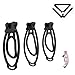 Clip FuFu curve protettive da uomo in 3 misure con cintura regolabile anti-distacco (Nero) immagine