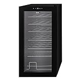 vinoteca lacor 28 botellas Refrigerador para vino con tecnologia de conservacion ciclica, motor universal y gas R600a