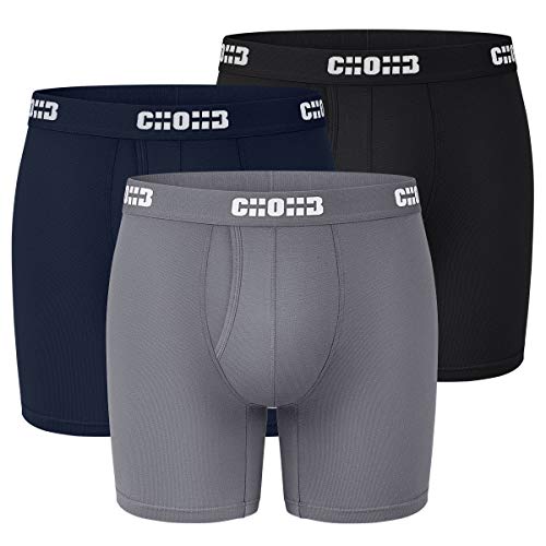 Image of Men's Underwear Micro Modal 3 Pack Boxer Briefs Men Fly