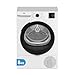 Beko BMTAM83EB Asciugatrice 8 Kg a Libera Installazione, Classe D, Display Digitale, 15 Programmi, Motore Garantito 10 Anni, Bianco con Oblò Nero