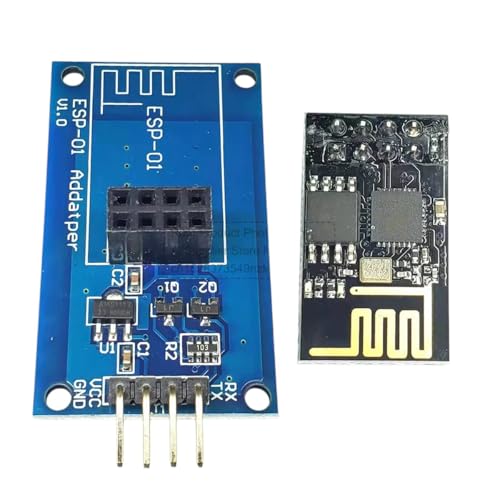 ENTMENITSEA with Esp-01Esp8266 Esp-01 Whyfi Wirelets Adapter Module Serial Port Long-Distance Transmission Esp01 Breakout PCB Adapters for New 2025 High Reliable Electronic Component