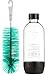 Produktbild Streambrush Flaschenbürste I Universal Bürste kompatibel mit SodaStream Flaschen, als Gläserbürste, Reinigungsbürste, Bottle Brush und Reiniger für Emil Flasche (1,0 Liter PET)