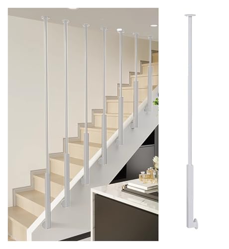 Balustres d'escalier blancs pour sublimer le style d'une villa moderne