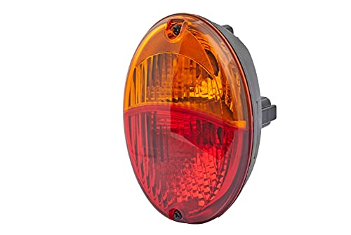 Hella 2Sd 343 130-071 Luce Posteriore, Agroluna, Lampadine, 12V, Montaggio, Esterno/Montaggio, Interno/Avvitato, Colore Diffusore Luce Giallo/Rosso, S