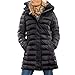 Produktbild Wellensteyn Damen Steppmantel SANTORIN Long, Größe:L, Farbe:Schwarz