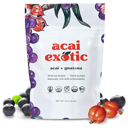 Acai Exotic Frozen Acai + Guarana - Premium Organic Frozen