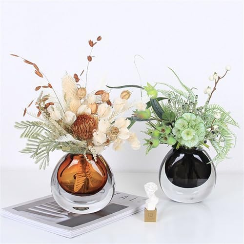 Fausses fleurs décorations de centre table basse effet séché réaliste ameublement doux